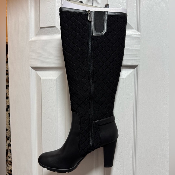 Anne Klein Sport Quilted Knee Boots - Picture 2 of 9